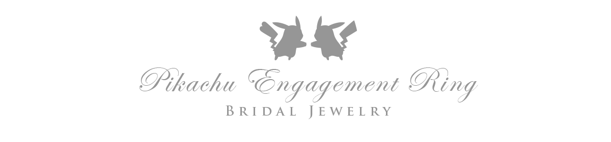 Pikachu Engagement Ring BRIDAL JEWELRY
